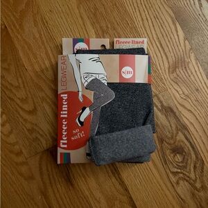 Fleece Lined Legwear - Gray